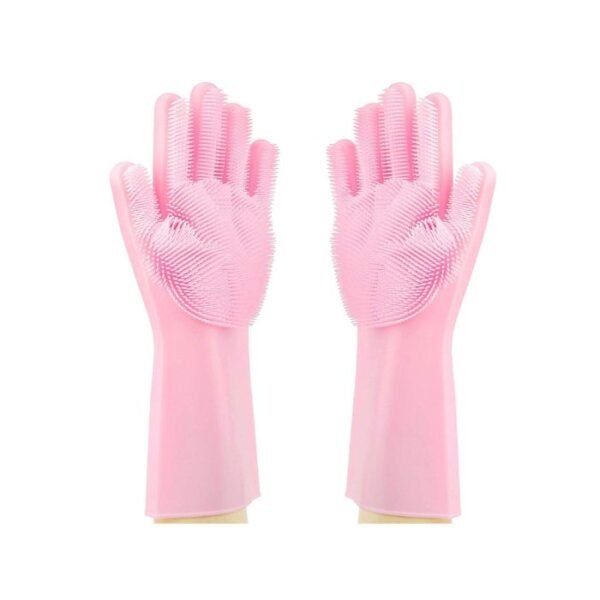 Magic Silicone Gloves (Pink)