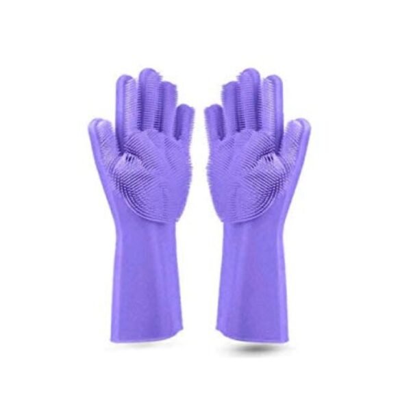 Magic Silicone Gloves (Purple)