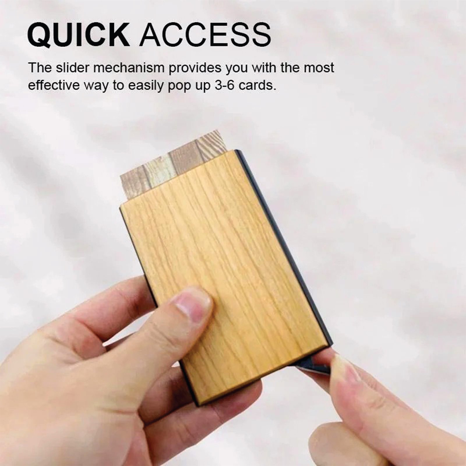Wooden Visiting ATM Card Holder-02